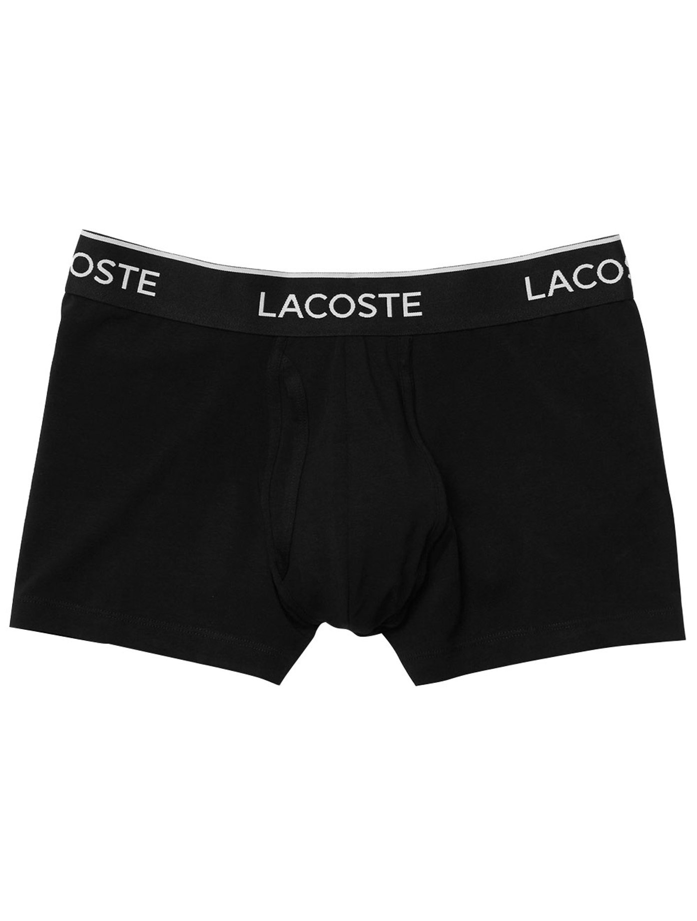 Cueca Lacoste Trunk Boxer Lettered Waist Preta 1UN