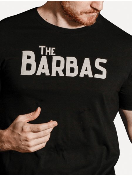 Camiseta King & Joe Masculina Collab The Barbas Preta