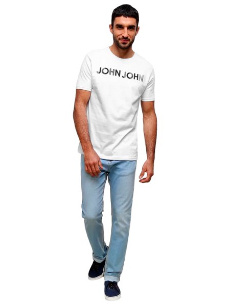 Camiseta John John Masculina Triple Vision Branca em Promoção na Americanas