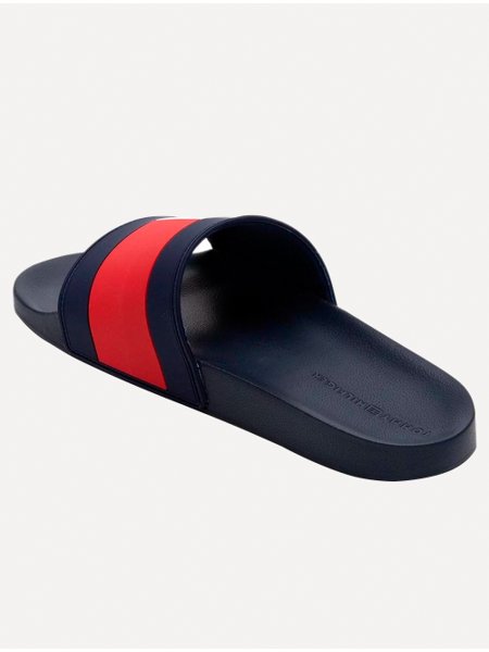 CHINELO TOMMY HILFIGER FLAG POOL SLIDE - Universo do Sapato