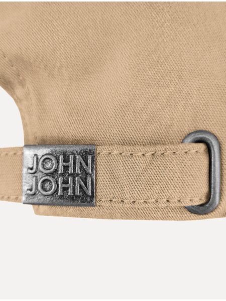 Boné John John Eli Logo Cáqui