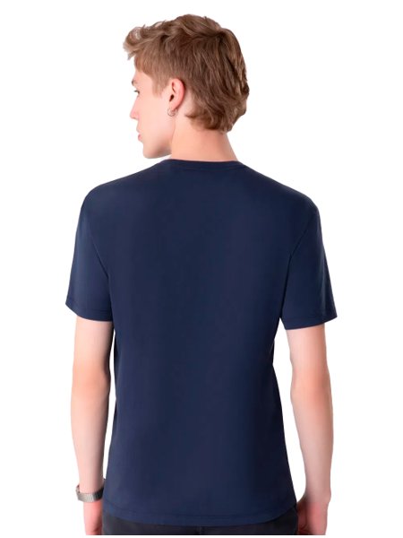 Camiseta Tommy Jeans Masculina Center Entry Graphic Azul Marinho