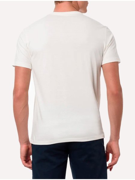 Camisetas Calvin Klein Underwear Masculinas V-Neck Brancas Pack 2UN