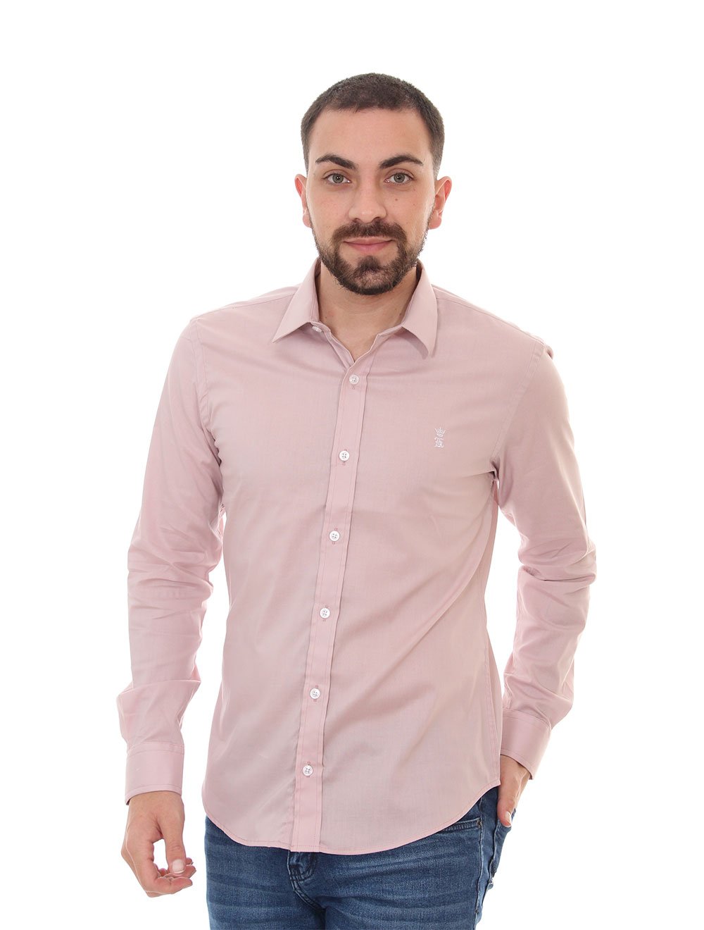 camisa sergio k rosa