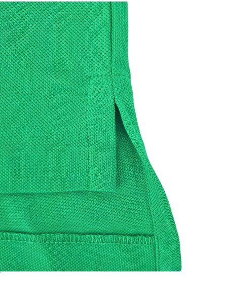 Polo Ralph Lauren Masculina Custom Fit Coloured Logo Verde Bandeira
