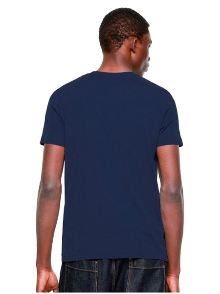 Camiseta Diesel Masculina T-Diegor-SH1 Arrow Logo Azul Marinho