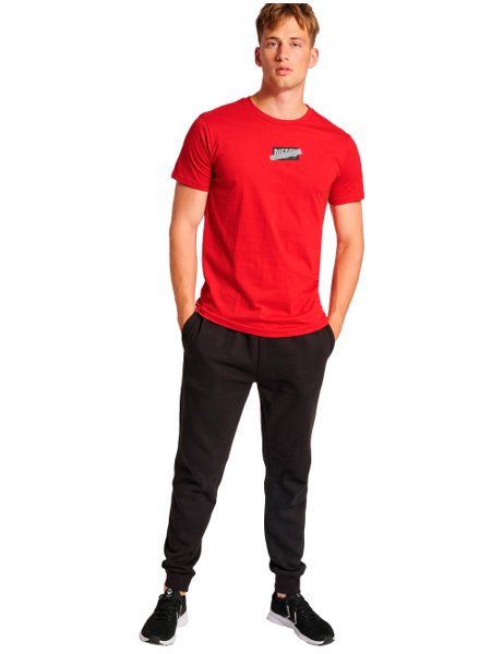 Camiseta Diesel Masculina T-Diego-S7 Detail Vermelha
