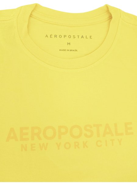 Camiseta Aeropostale Logo Amarela - Compre Agora