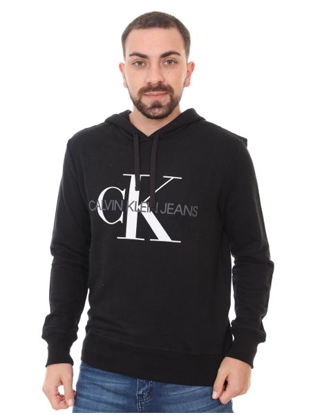 white calvin klein moletom com capuz mens