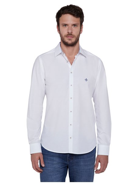 camisa dudalina slim masculina