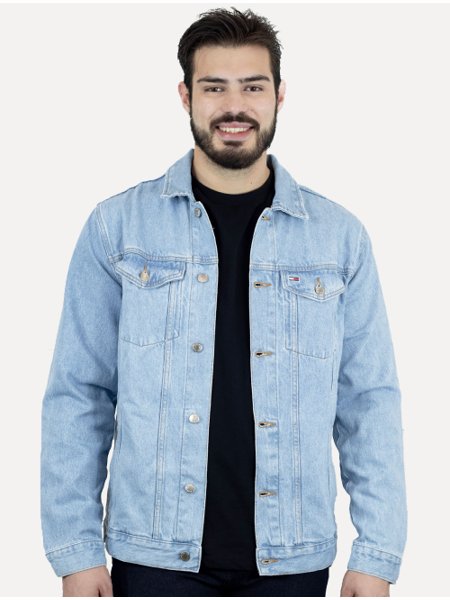 Blue Denim Tommy Jacket Jeans Jaqueta Tommy Hilfiger Masculina