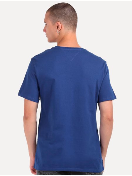 Camiseta Tommy Hilfiger Masculina Essential Cotton Tee Azul Royal