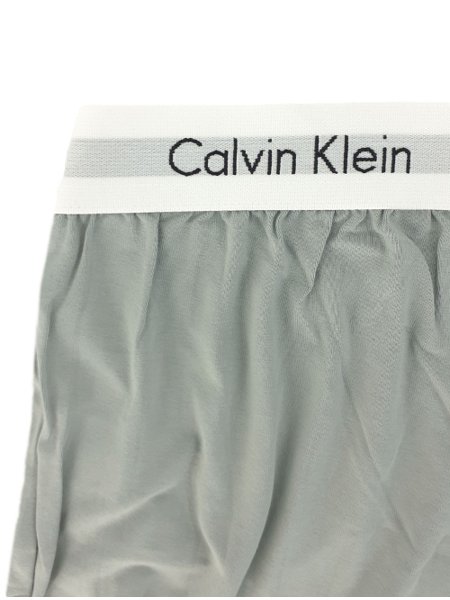 Pijama Calvin Klein Masculino Manga Curta Calça Viscolight Cinza Sage