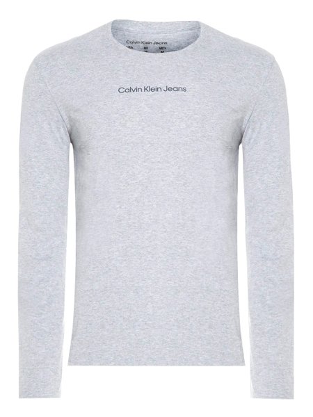 Camiseta Calvin Klein Jeans Manga Curta Ckjm102 '0598 Ckj Cinza -  Compre Agora