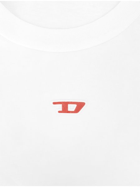 Camiseta Diesel Masculina Patch T-Diegor-D Branca