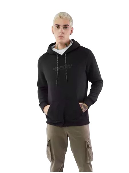Moletom Aeropostale Masculino Hoodie Colors New York City Preto