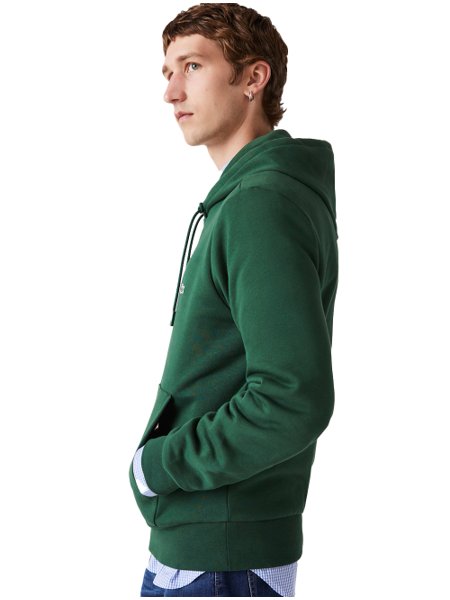 Moletom Lacoste Masculino Crewneck Classic Fit Cotton Fleece Logo