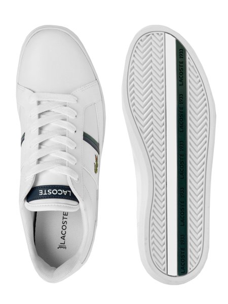 Tênis Lacoste Masculino Europa White/Dark Green Branco/Verde Escuro |  Secret Outlet