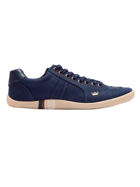 Tênis Osklen Masculino Lona New Riva Azul Marinho | Secret Outlet