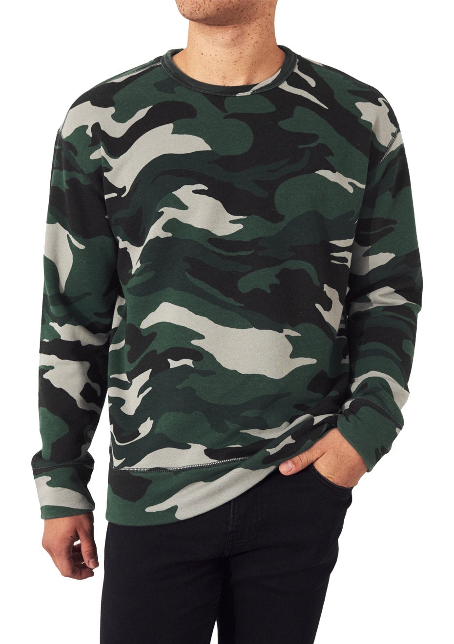 hollister camo moletom com capuz