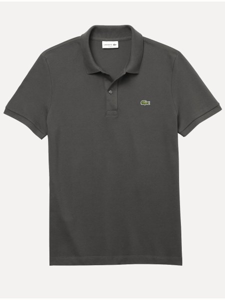 Polo Lacoste Masculina Classic Fit Mescla Areia