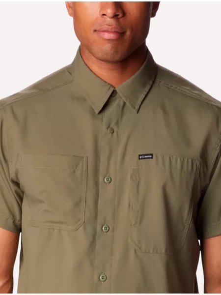 Camisa Columbia Masculina Silver Ridge Utility Lite Verde Militar