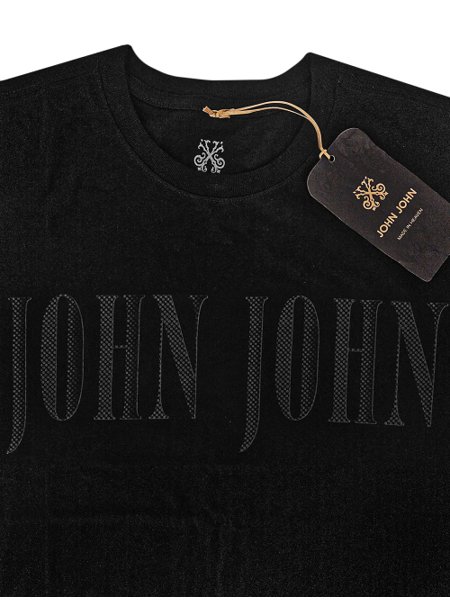 Camiseta John John Masculina JJ Logo Preta