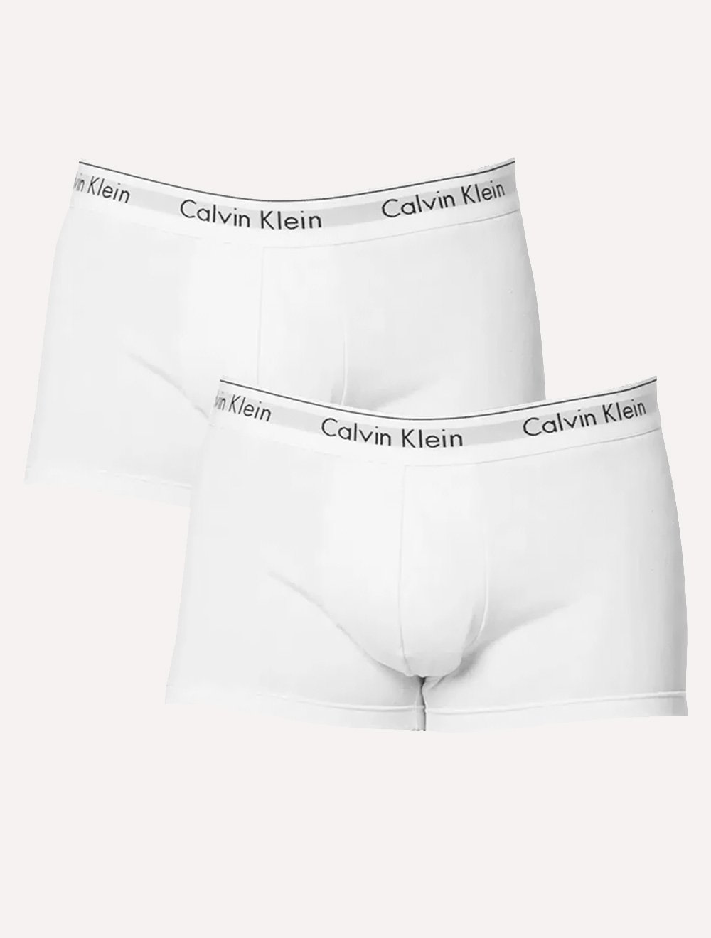 Cuecas Calvin Klein Trunk Modern Cotton Branca Pack 2UN