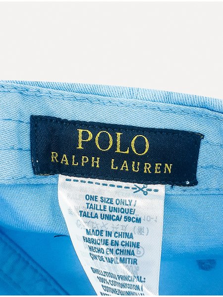 Boné Ralph Lauren Classic Light Logo Azul Claro