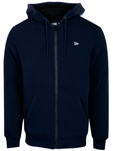 Moletom New Era Masculino Essentials Full-Zip Hoodie Branded Azul
