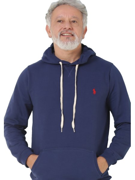 ralph lauren cotton blend fleece moletom com capuz