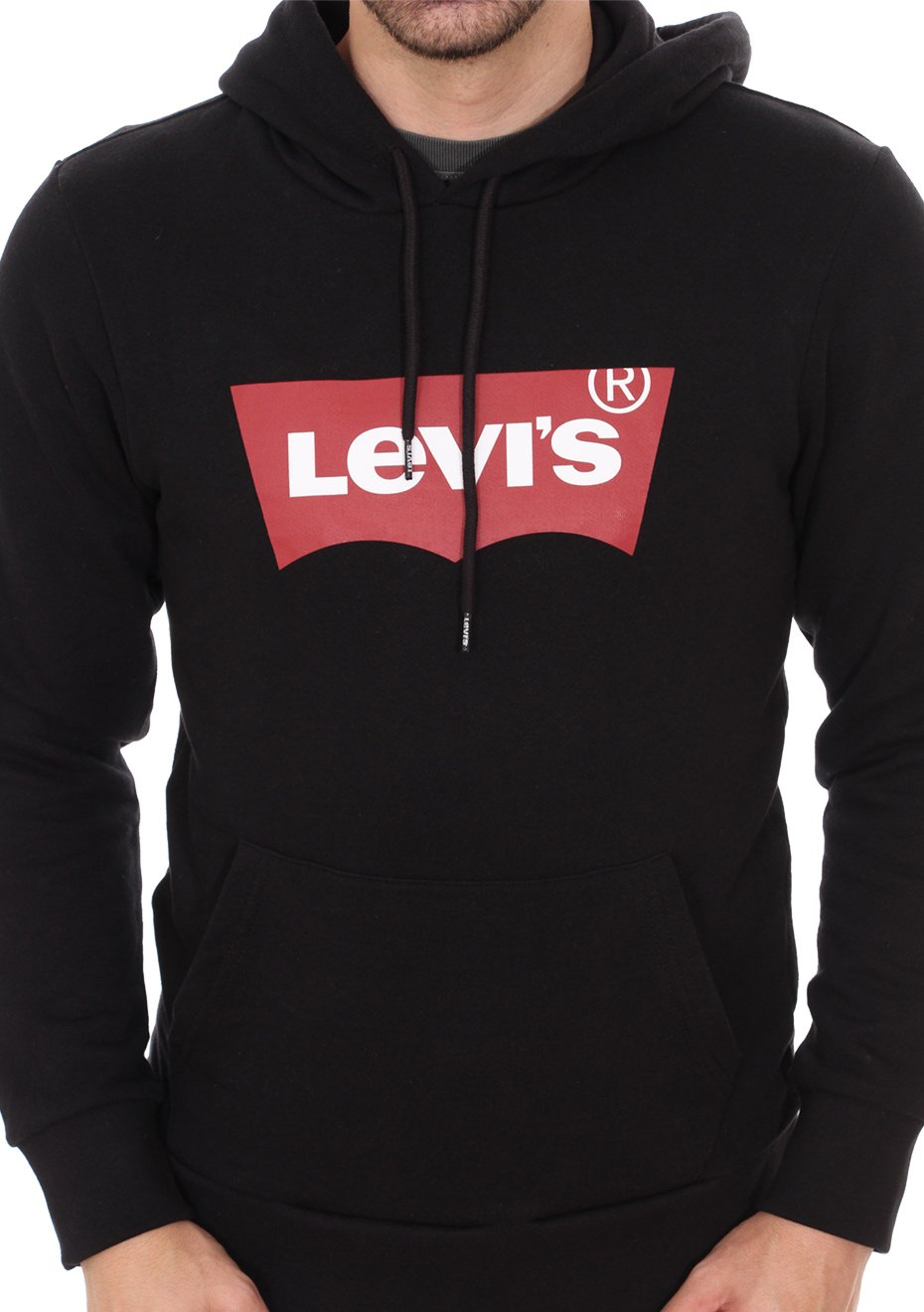 mens levi moletom com capuz