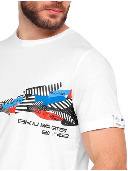 Camiseta Puma Masculina BMW MMS Car Graphic Branca