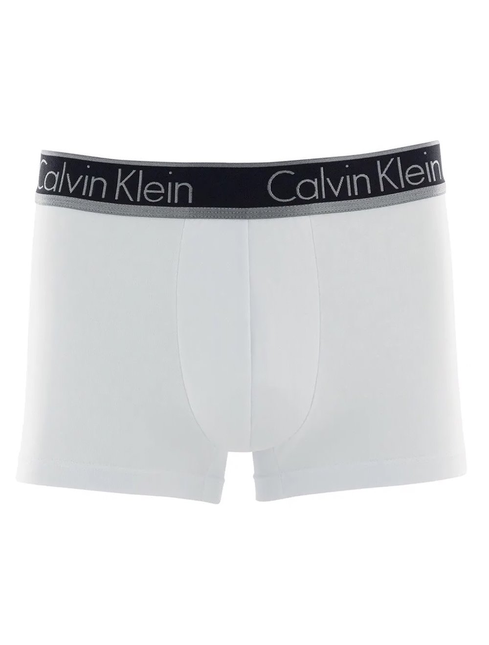Cueca Calvin Klein Trunk Modal Prata Branca C10.03 BR02 1UN