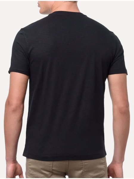 Camiseta Calvin Klein Masculina Flame Front Logo Preta