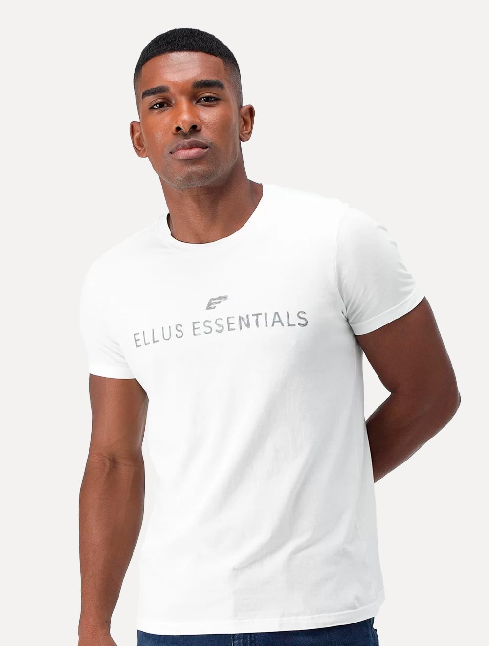 Camiseta Ellus Cotton Fine Essentials Easa Classic Off-White