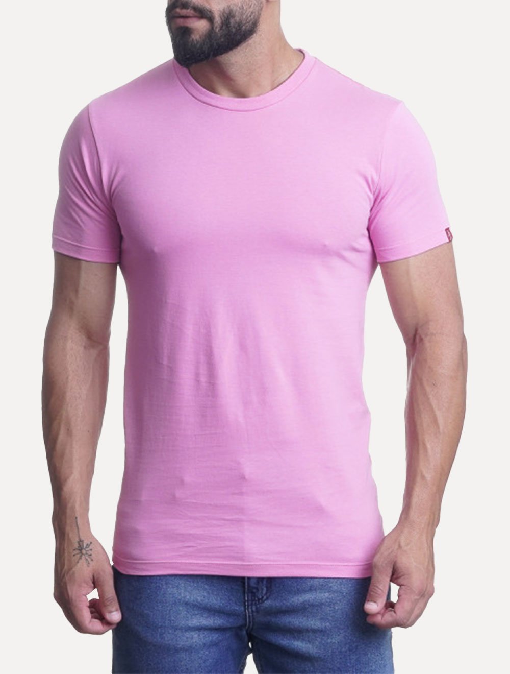 Camiseta Tommy Hilfiger Masculina Monotype Roundle Logo Azul Marinho, Secret Outlet