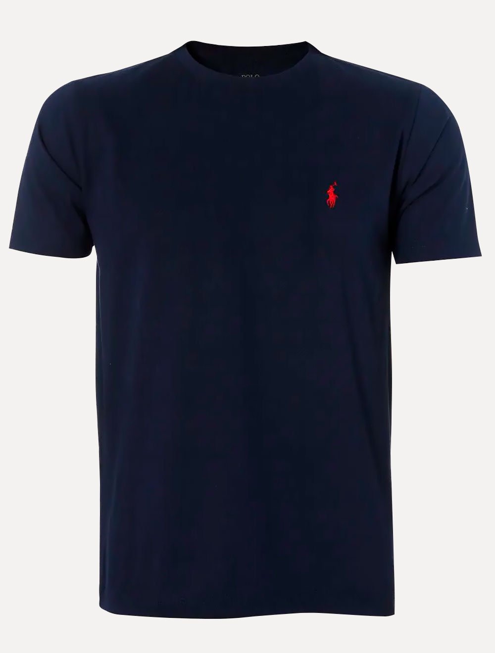 Camiseta Ralph Lauren Custom Slim Fit Azul Marinho