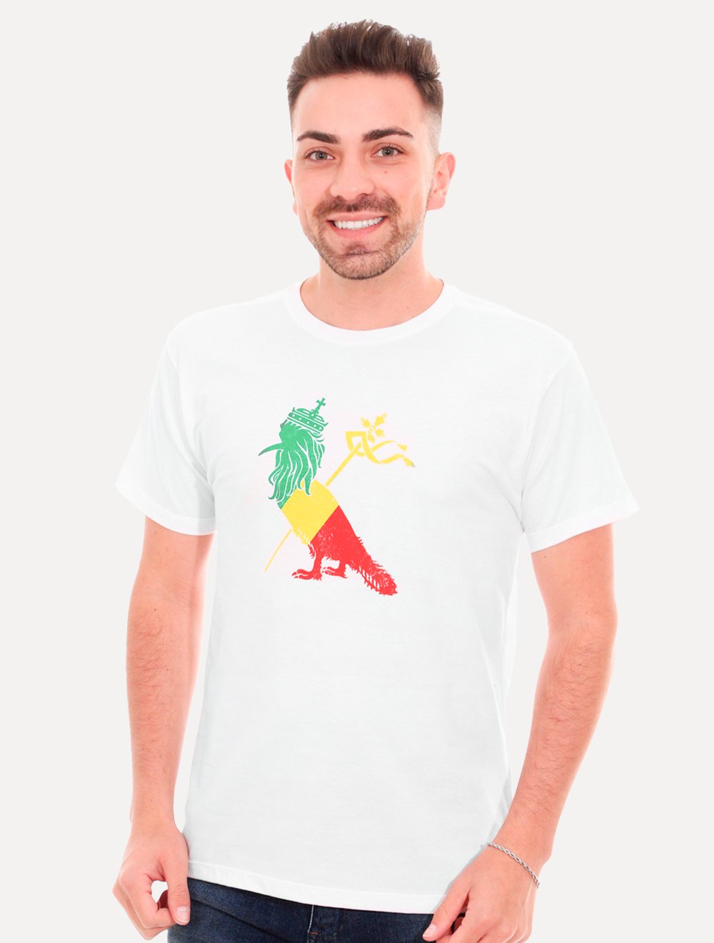 Camiseta Reserva Masculina Woodpecker Jamaica Branca