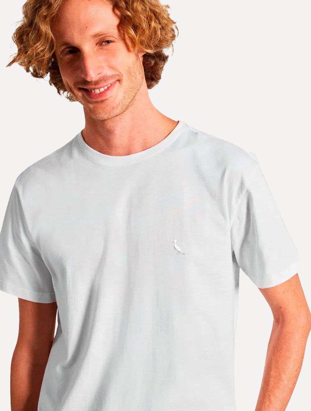 Camiseta Reserva Masculina Regular Pima Cotton Branca