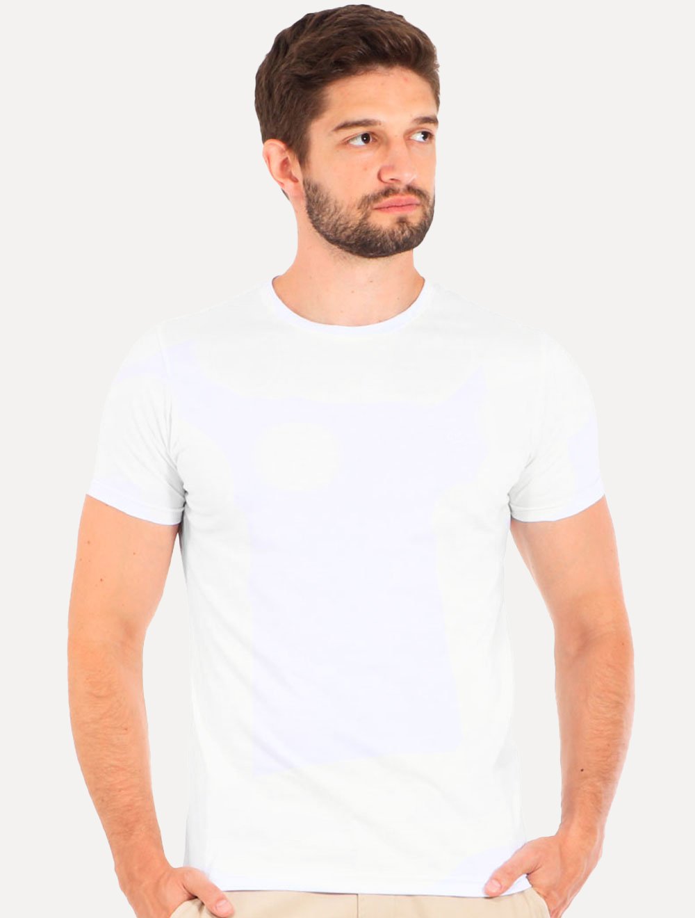 Camiseta Disky Masculina Essential Branca