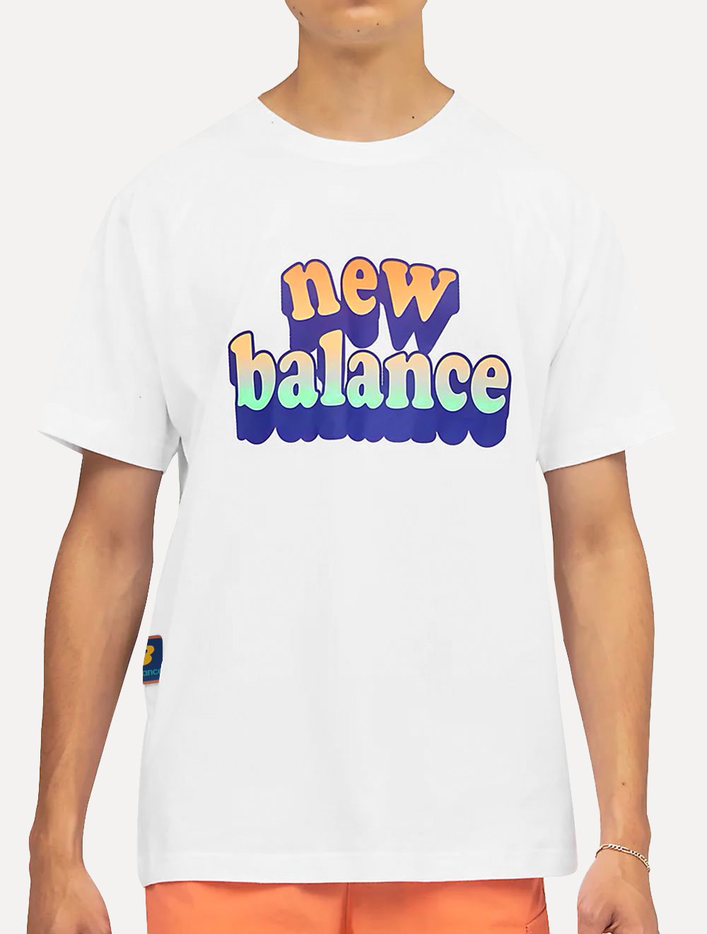 Camiseta New Balance Masculina Athletics Day Tripper Branca