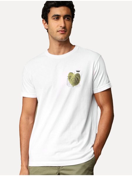Camiseta Osklen Masculina Regular Stone Anturio Branca