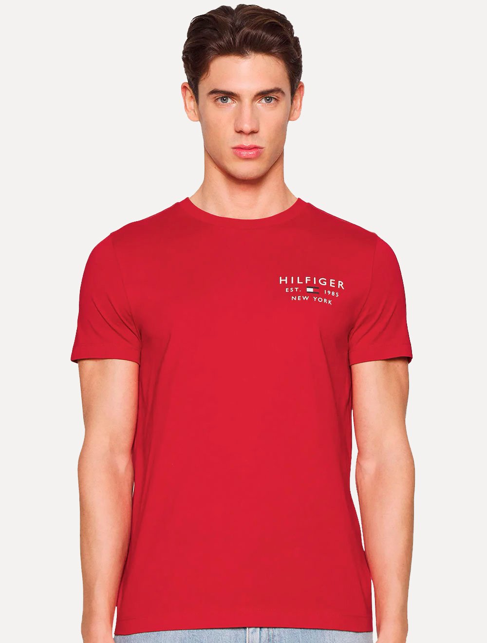 Camiseta Nautica Masculina Brand Box Vermelha