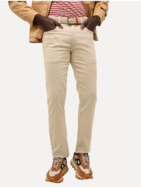 Calça Reserva Jeans Masculina Skinny Color Five Pockets Areia
