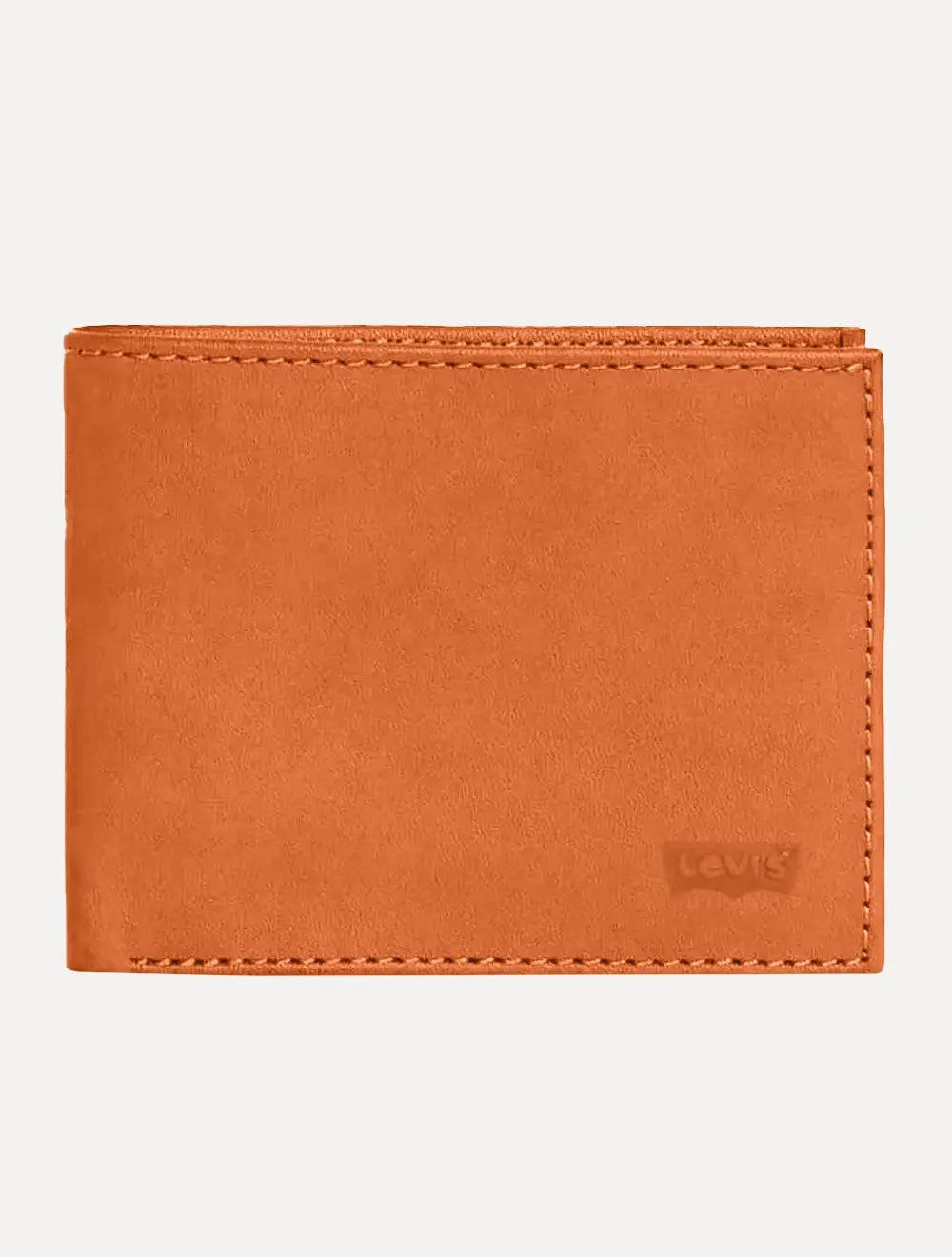 Carteira Levis Masculina Batwing Side Logo Bifold Caramelo