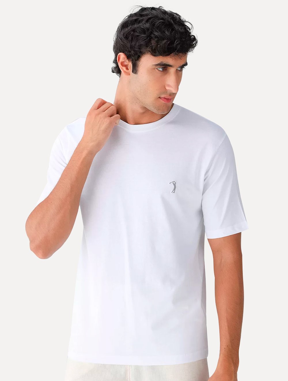 Camiseta Aleatory Masculina Light Icon Branca