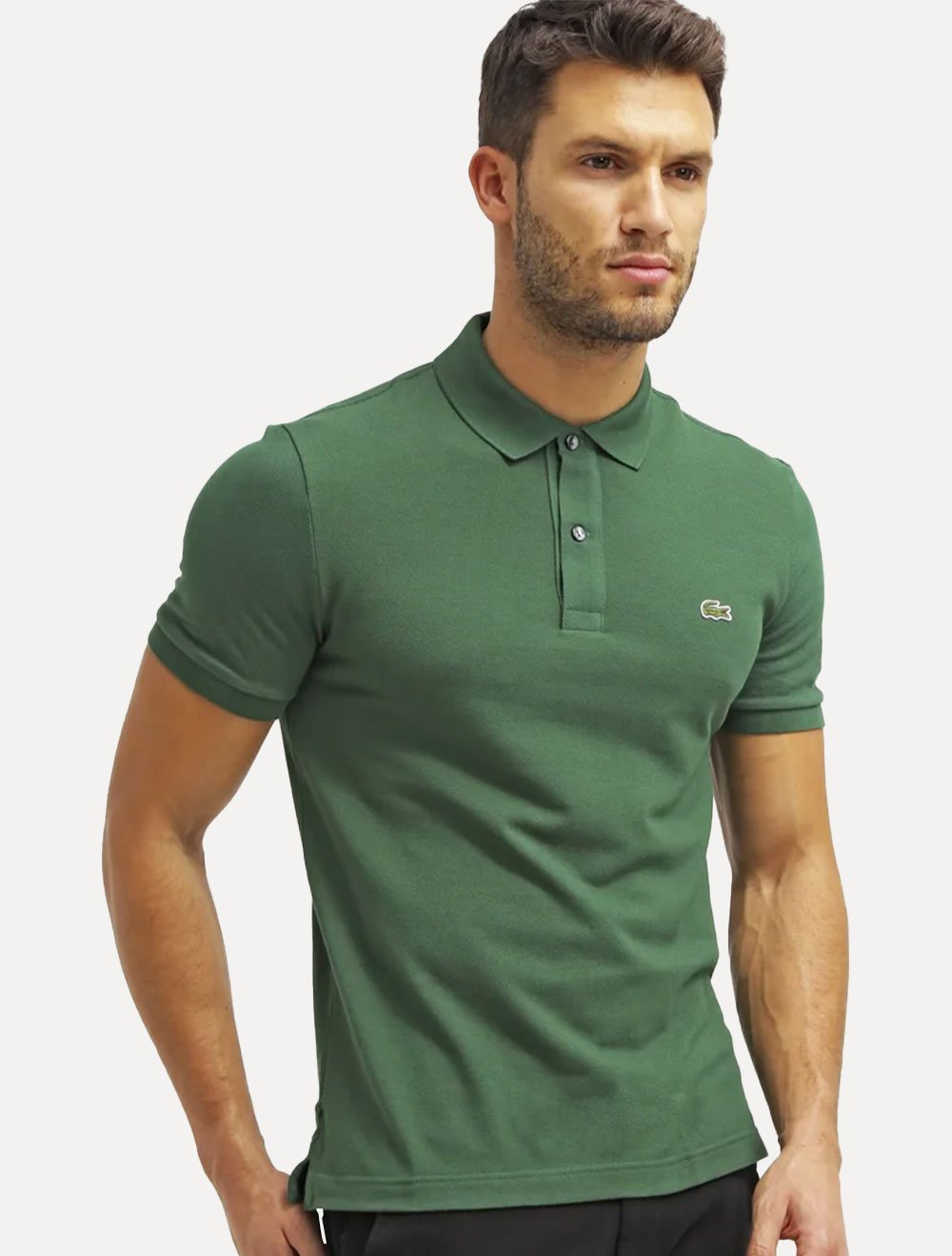 Hollister cropped rugby top in green