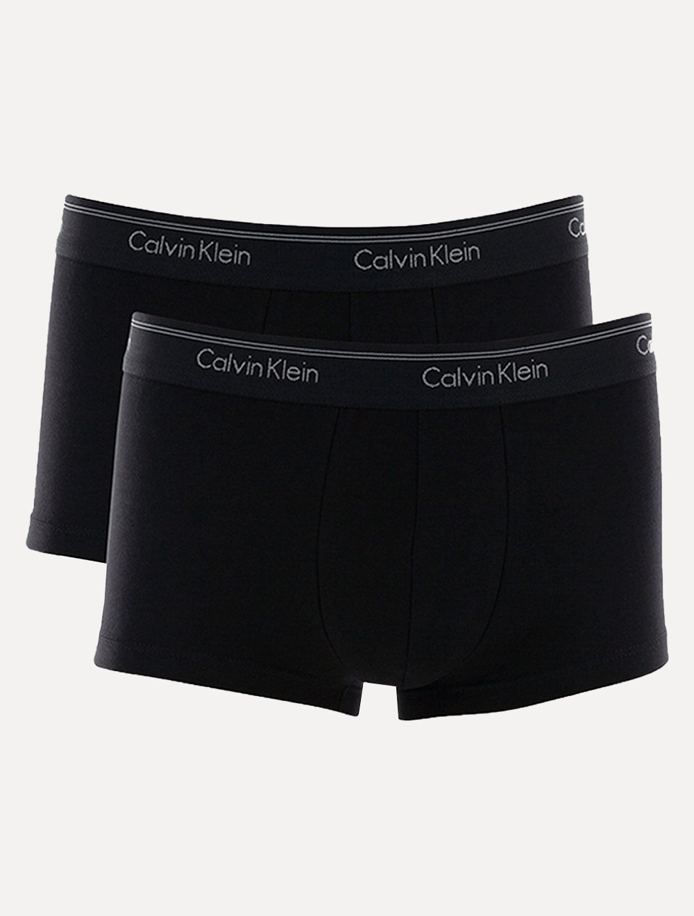 Cueca Calvin Klein Low Rise Trunk Preta C11.02 PT00 Pack 2UN