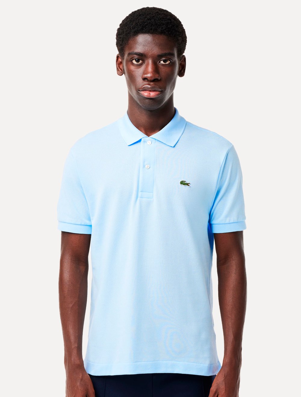 Polo Lacoste Masculina Azul Claro Secret Outlet